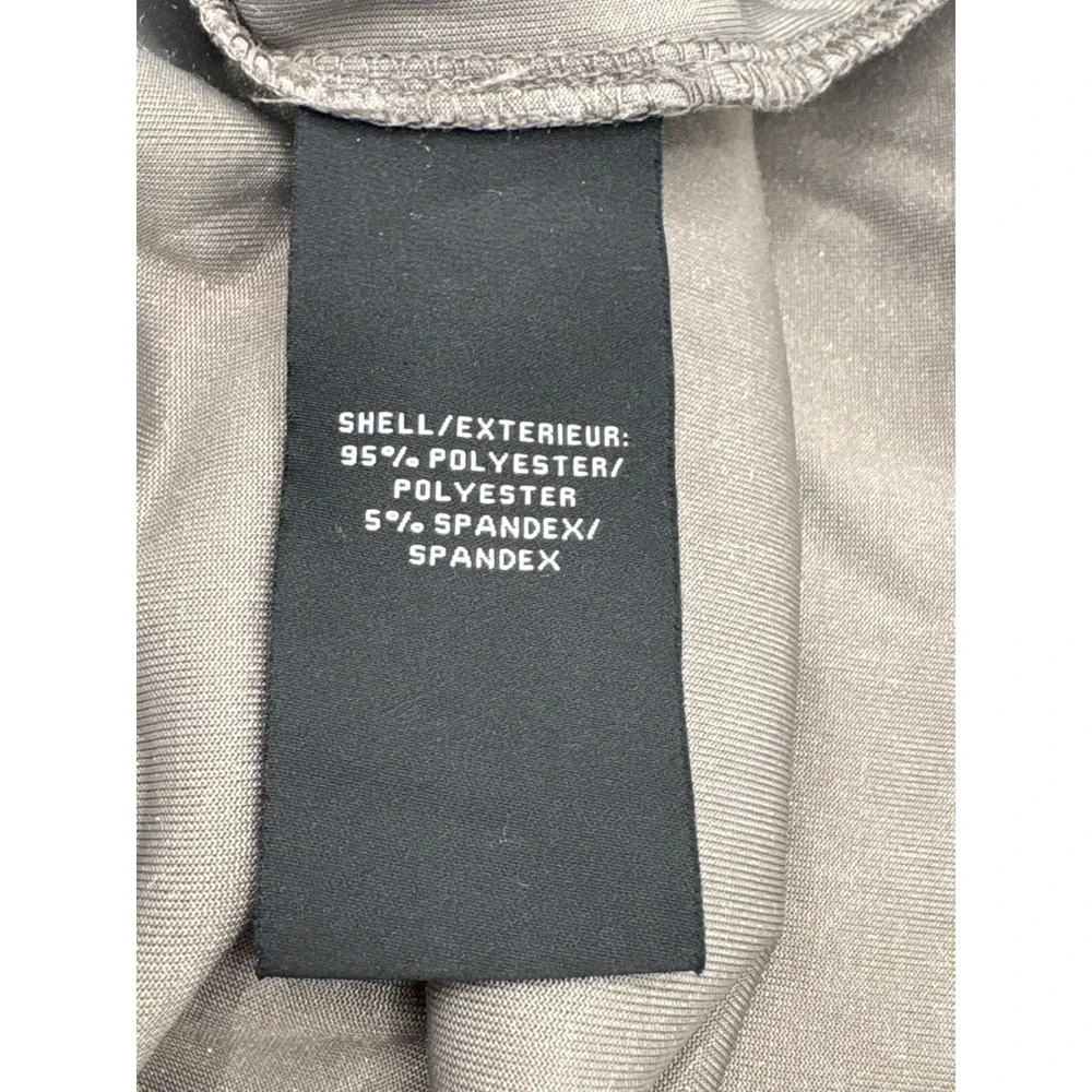 Bagatelle Collection Silver Gray Crushed Velvet Pocket Tee Top Size Small - Picture 6 of 7